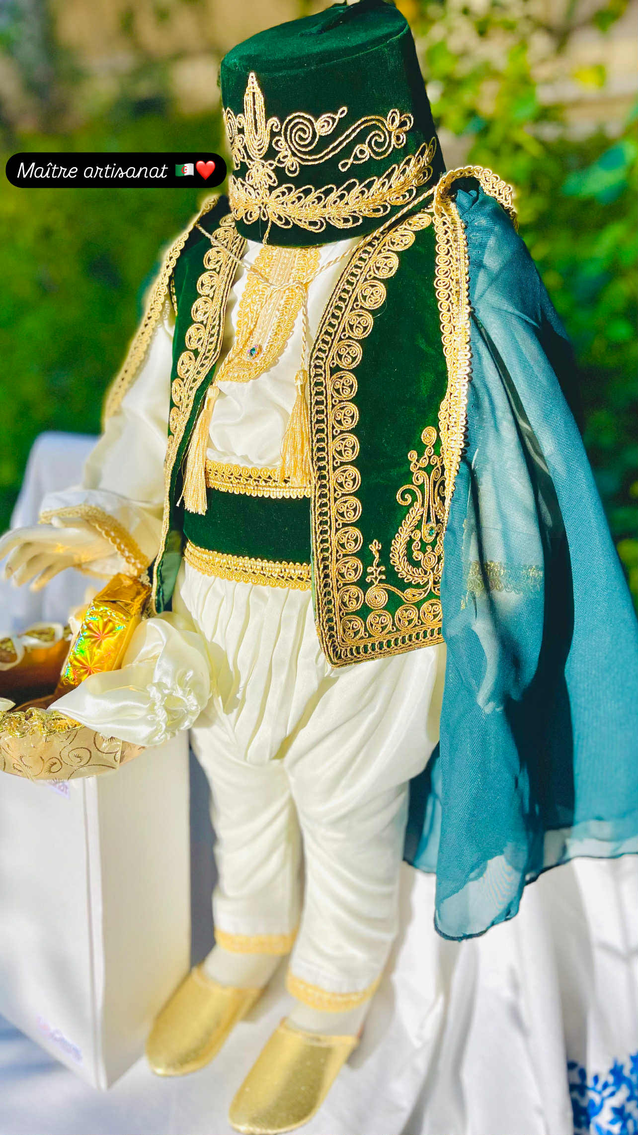 قورصو لباس تقليدي للاطفال منساب للختان و الحفلات يتكون من 10 قطع